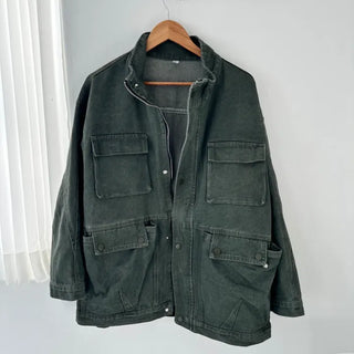 Pigment Pick Pocket Washed Oversized Field Jacket