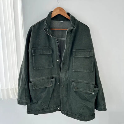 Pigment Pick Pocket Washed Oversized Field Jacket