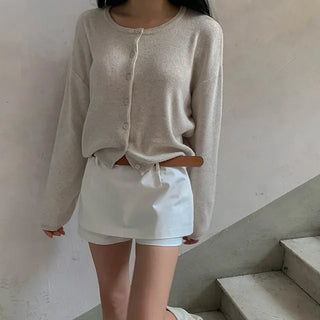 Kamang Cashmere Round Cardigan