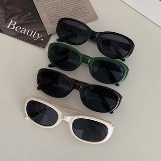 Lowest Price◈Oval Tall Sunglasses Vintage Horn-rimmed Retro Y2K Oval Retro UV Protection Glasses