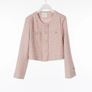 Rosé Rive Tweed Jacket