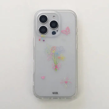 Colored Pencil Drawing Translucent iPhone Case