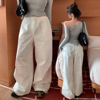 Heyshin pintuck wide pants