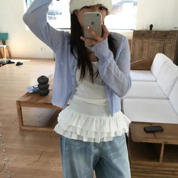 Breeze Mohair V-neck Cardigan