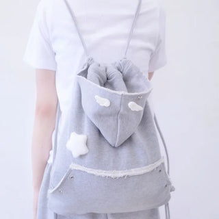hood string bag