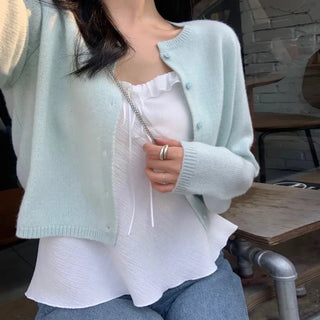 Larkin Frill Ribbon Sleeveless Blouse