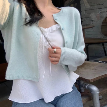 Larkin Frill Ribbon Sleeveless Blouse