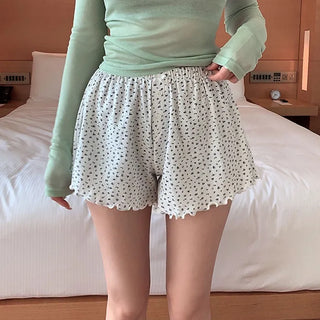 Hellis floral banding shorts