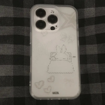 Diten Drawing Translucent iPhone Case