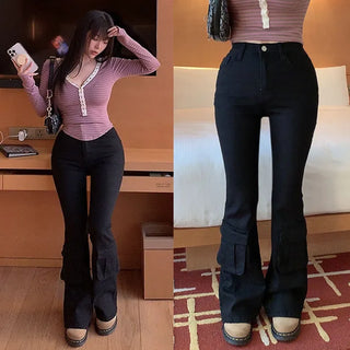 Brahms Cargo Bootcut Pants