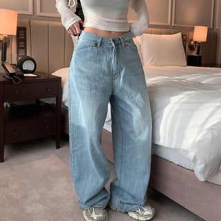 Spedin light wash wide pants
