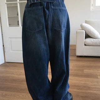 Tin Brush Buckle Wide Denim
