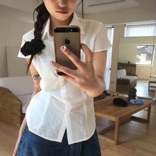 Pure Cap Sleeve Short Sleeve Shirt