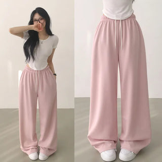 Daily Elastic Straight Wide Training Pants You'll Keep Reaching For in Your Everyday Life
