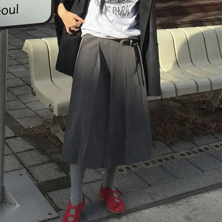Dium Pleated Long Skirt