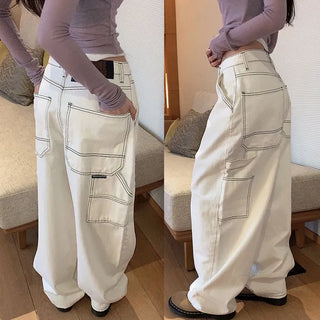 Middle Stitch Carpenter Wide Pants