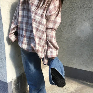 Wedge Over Check Shirt