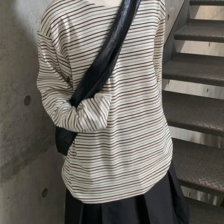 [UNISEX] Billie Striped Long Sleeve T-shirt