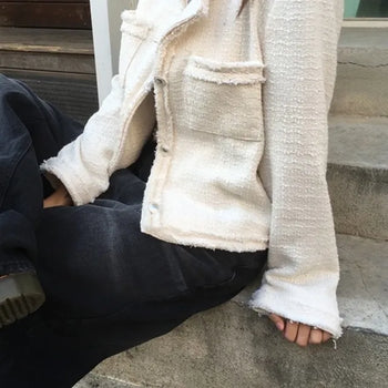 Fringe Tassel Tweed Jacket