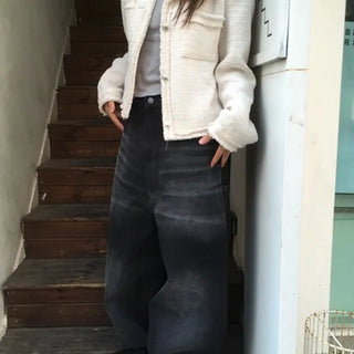 Shark Black Bijou Mega Denim