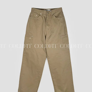 Oxford cotton work pants