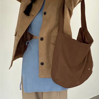 Oversized Tab Suede Jacket