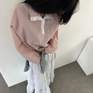 And Color Block Snap Nylon Half-Zip Anorak