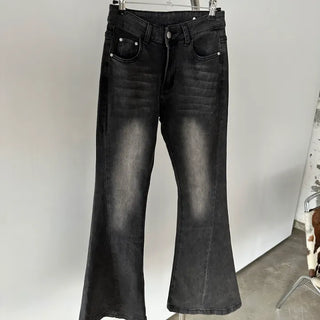 Robin Flare Black Bootcut Washed Denim