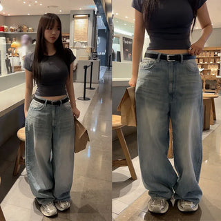 Ruby's Washed Low Wide Pants