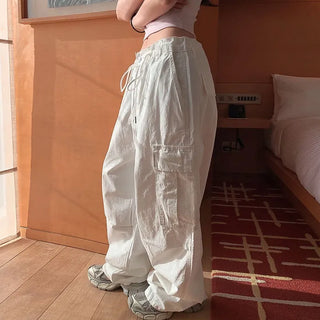 Ichel Cargo String Wide Pants