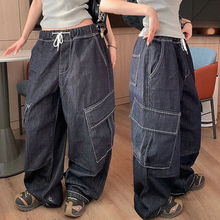 Hartlin Banded Cargo Wide Pants