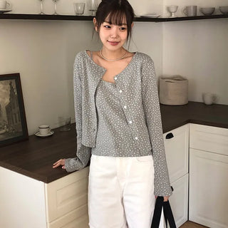 Ether Flower Cardigan Set