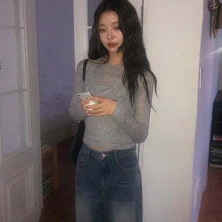Nipple Halter Layered Tee