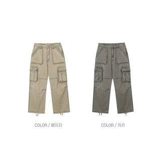 ✫ CAPO POCKET CARGO PANTS ✫ 2 CO Capo Multi Pocket Wide Pants Wide Jeans Cargo Pants Cargo