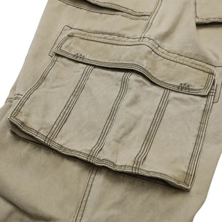 ✫ CAPO POCKET CARGO PANTS ✫ 2 CO Capo Multi Pocket Wide Pants Wide Jeans Cargo Pants Cargo