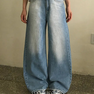 Blue Light Wash Wide Pants