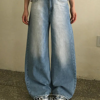 Blue Light Wash Wide Pants
