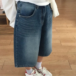 Jenner Wide Bermuda Denim
