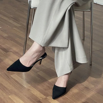 Esco Suede Mule [8CM]