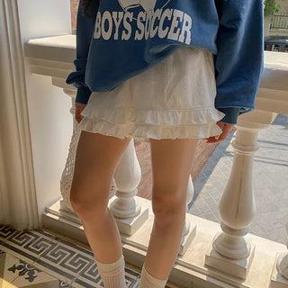 Voile frill shorts