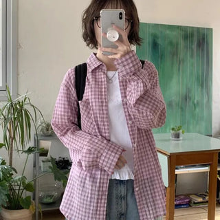 [UNISEX] Ryukyu Seersucker Check Shirt
