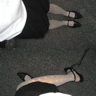 white dot stockings (2 color)