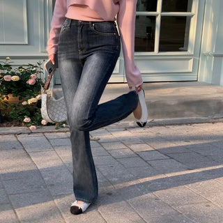 Doko Lycra Spandex Slim Bootcut Denim Pants