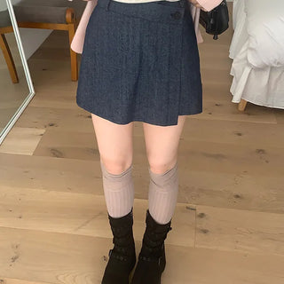 Fran Denim Wrap Pants