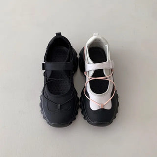 ◈Free Hair Pin Gift◈OriginalString Mary Janes Sneakers Elastic Waist Sneakers Gorpcore Platform Block Heel Balletcore Four Seasons Loafers Shoes