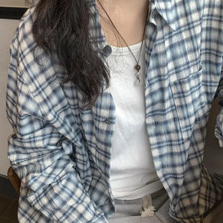 [Unisex] Flannel Check Shirt (2 colors)