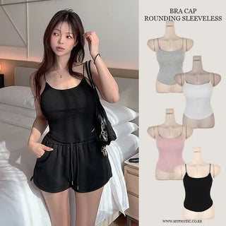 Crish Rounded Sleeveless [Built-in Volume Cap]