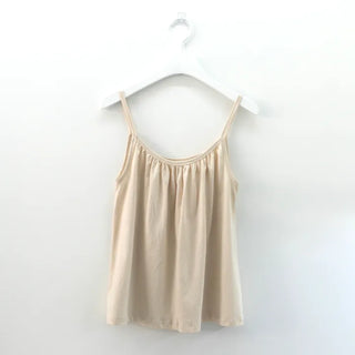 shirring sleeveless