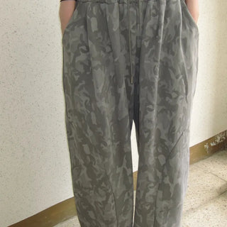 Camo Jogger Pants Long Pants Wide Pants