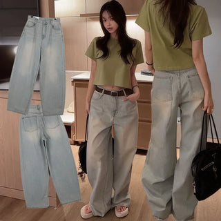 Trolley Vintage High-Fit Wide Pants